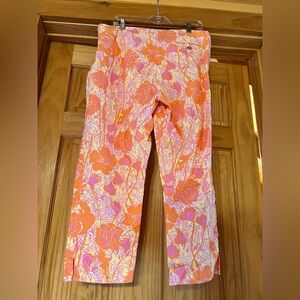 Lilly Pulitzer white labe crop pant size 14